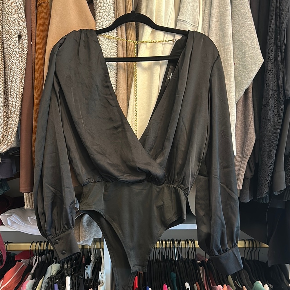 Lulus Black Women's Bodysuit Top